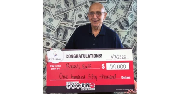 Russell Ruff, Powerball ticket story image