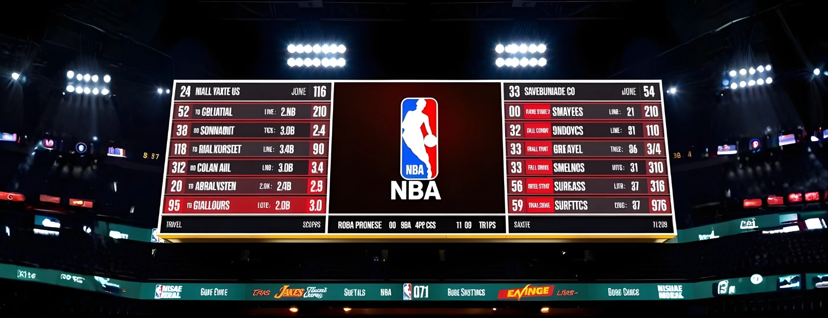 Live NBA scoreboard with real-time scores and game results